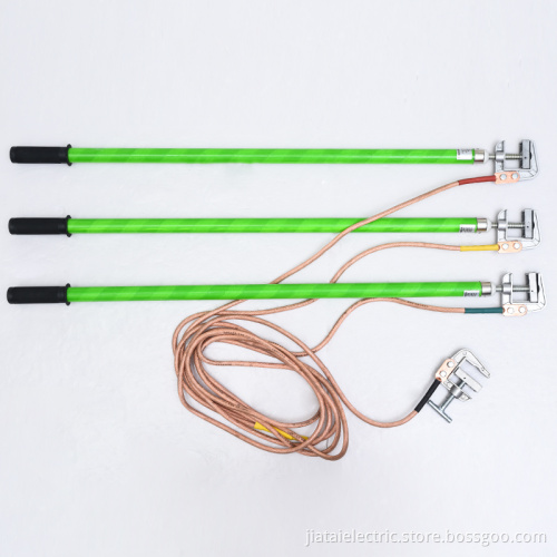 0.4-500KV Earthing Ground Rod Kit with Clamps and Copper Wire